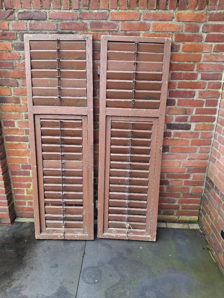 antiek franse luiken, Ophalen