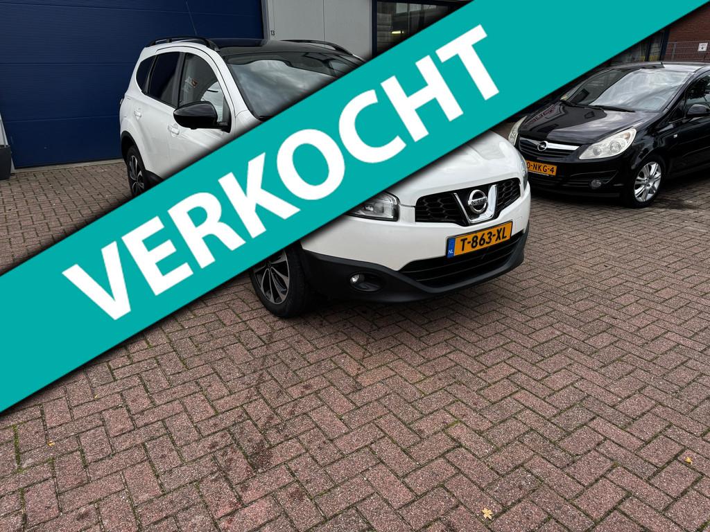 Nissan Qashqai +2, Euro 5, Gebruikt, Zwart, Wit