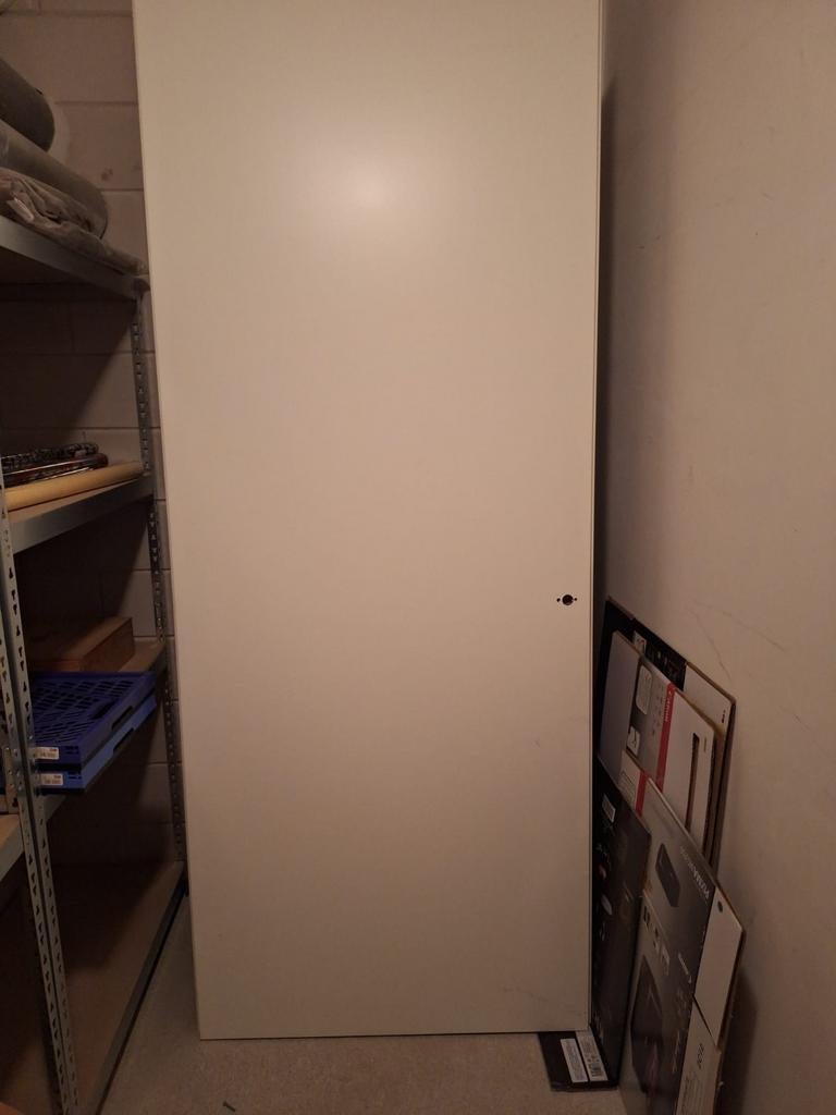 Nieuwe Opdekdeur RAL 9019 - 231.5x95 cm, Ophalen, 80 tot 100 cm, 215 cm of meer, Binnendeur