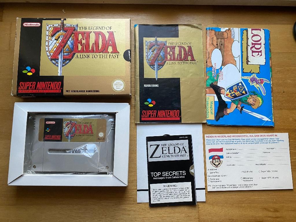 The legend of zelda a link to the past Snes HOL, Avontuur en Actie, 1 speler, Ophalen of Verzenden, Zo goed als nieuw