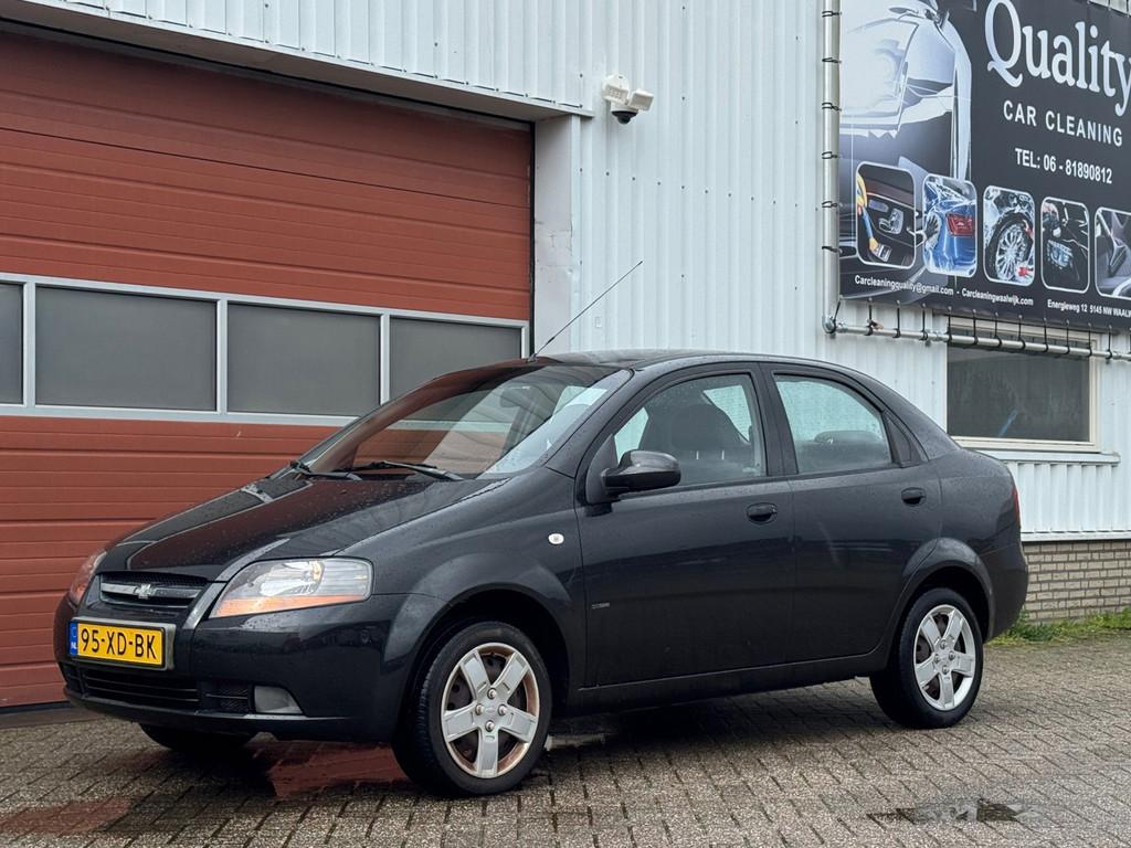 Chevrolet Kalos 1.4-16V Style |Airco | 57.446 NAP |01-04-202, Voorwielaandrijving, 94 pk, Zwart, Kalos