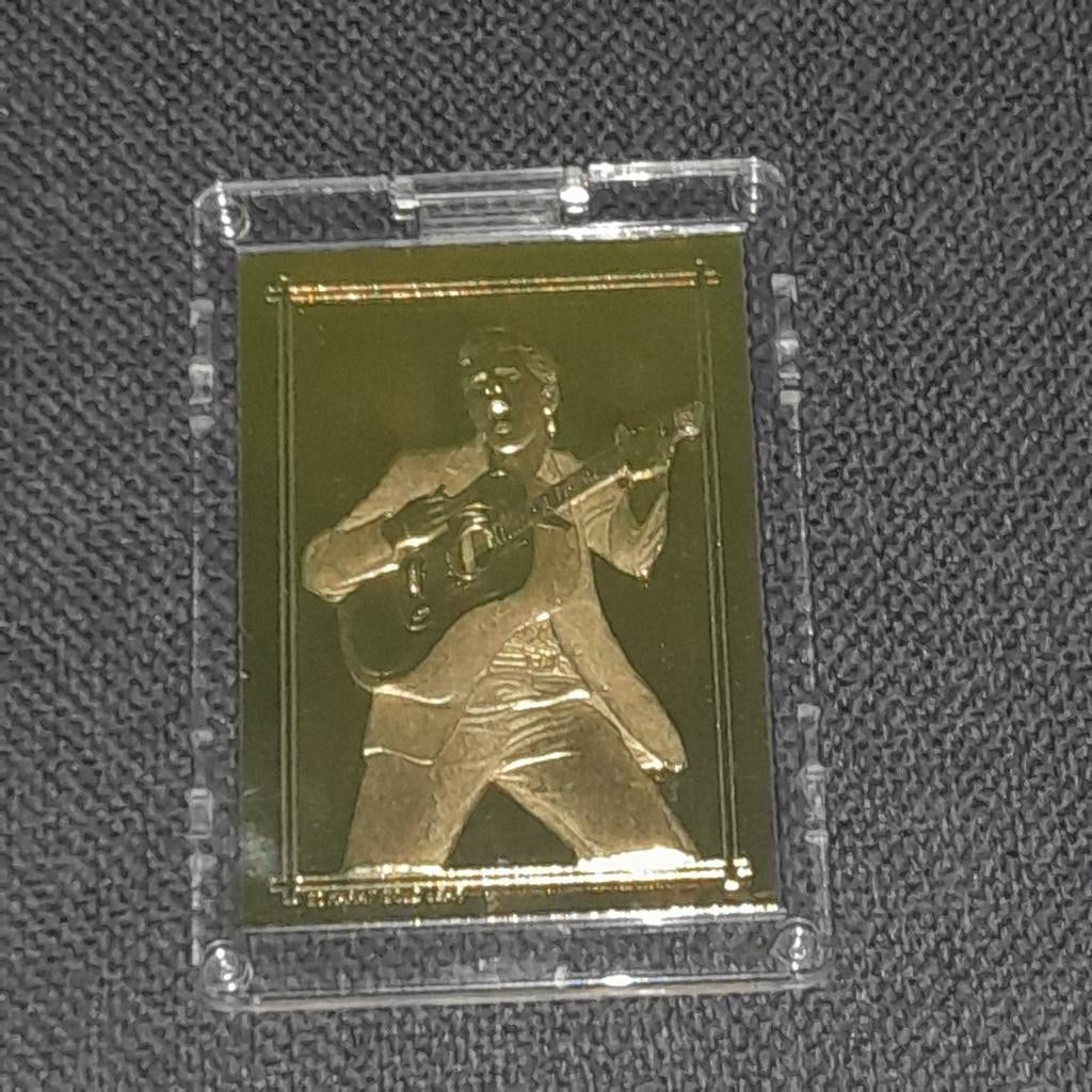 Elvis Presley gouden kaart - gold card - collectorsitem, Ophalen of Verzenden, Nieuw, Foto of Kaart