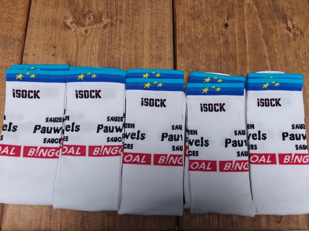 5 x nieuwe fietssokken Europees kampioen veldrijden, Ophalen of Verzenden, Nieuw