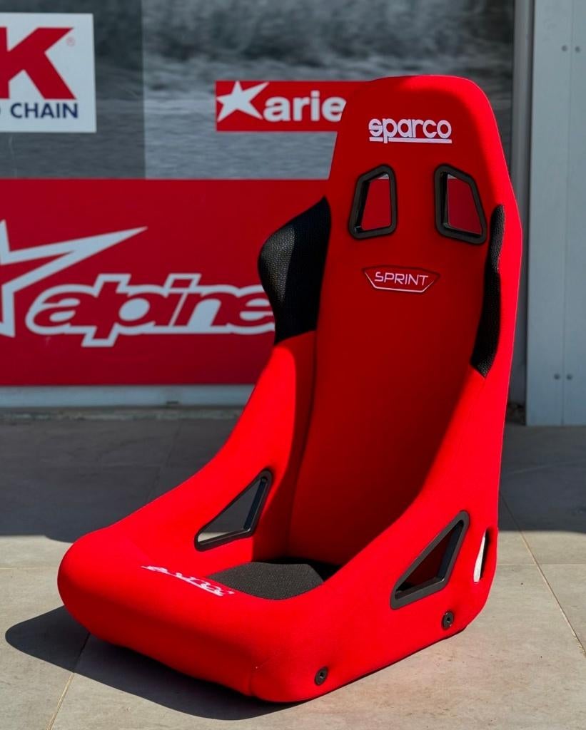Sparco Sprint Kuipstoel Sportstoel Racestoel FIA Rood, Ophalen of Verzenden