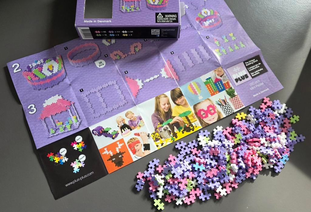 Plus Plus bouwsteentjes pastel, Ophalen of Verzenden