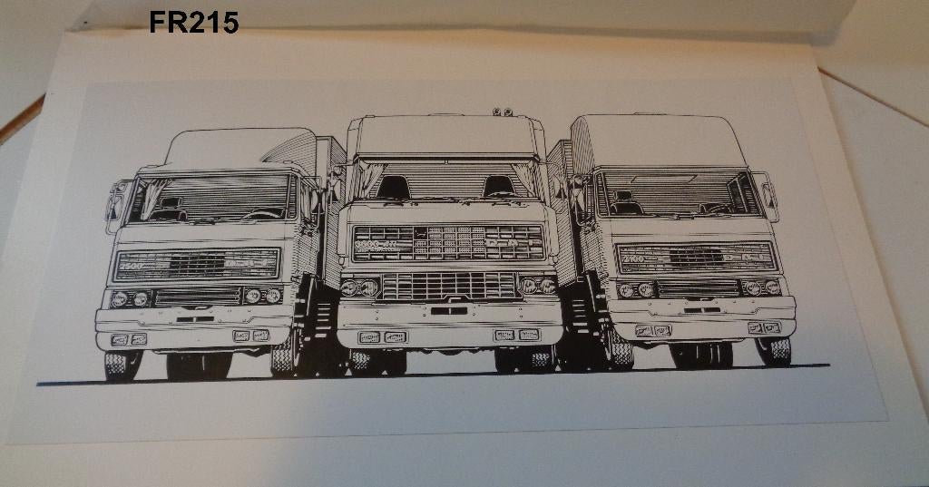 daf tekening, Ophalen of Verzenden, 1980 tot heden, Zo goed als nieuw, Overige onderwerpen