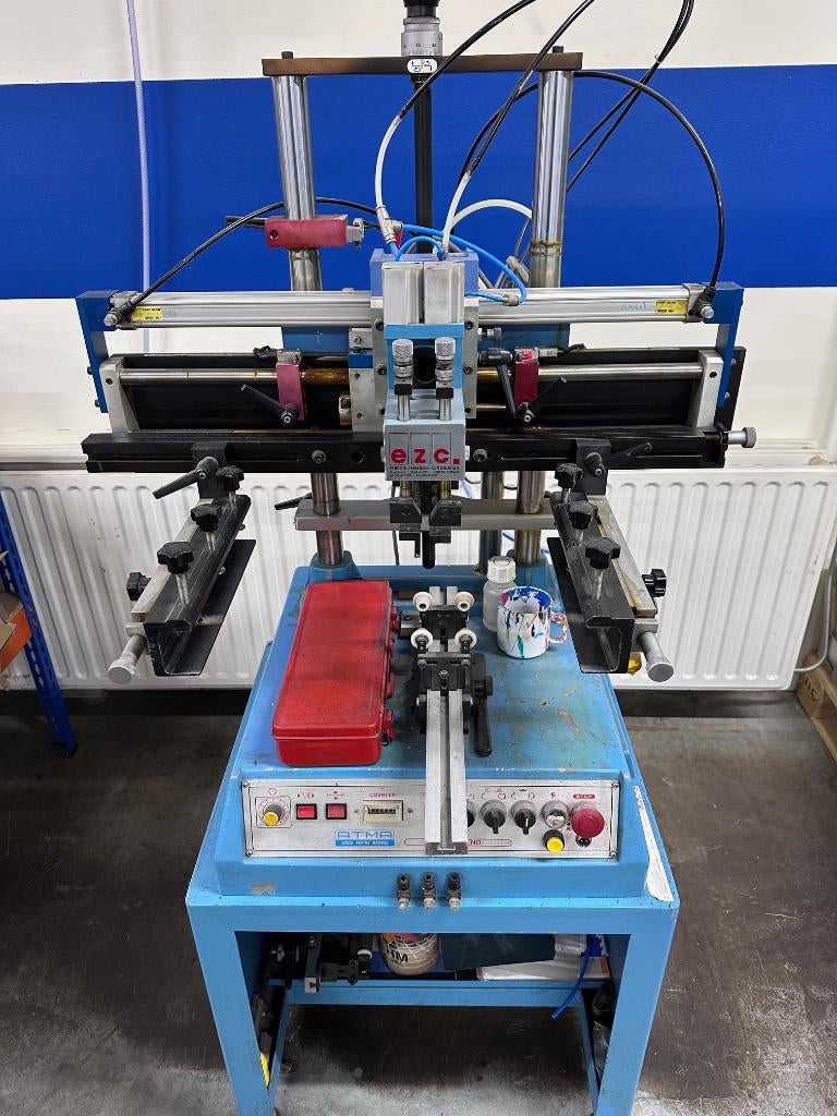 Rondzeefdrukmachine, Ophalen