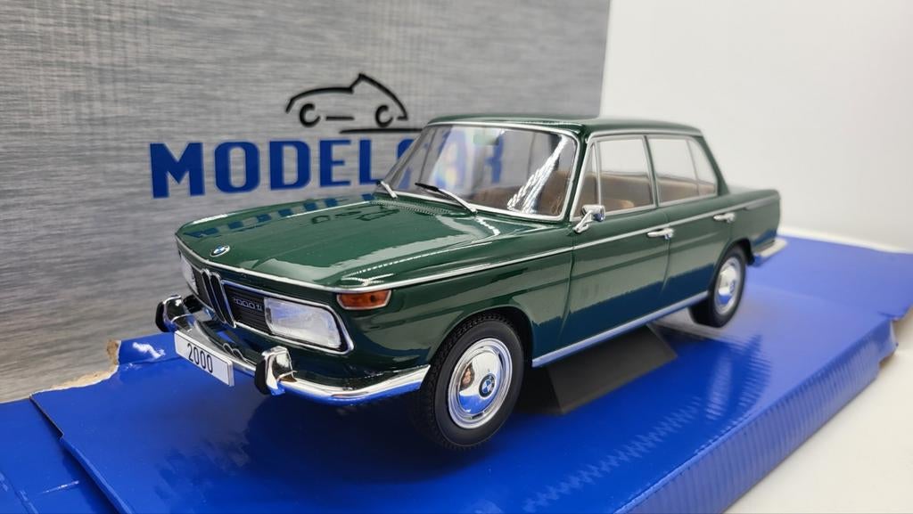 Bmw 2000 (Typ 121), donker groen, 1966, Ophalen of Verzenden, Nieuw, Overige merken