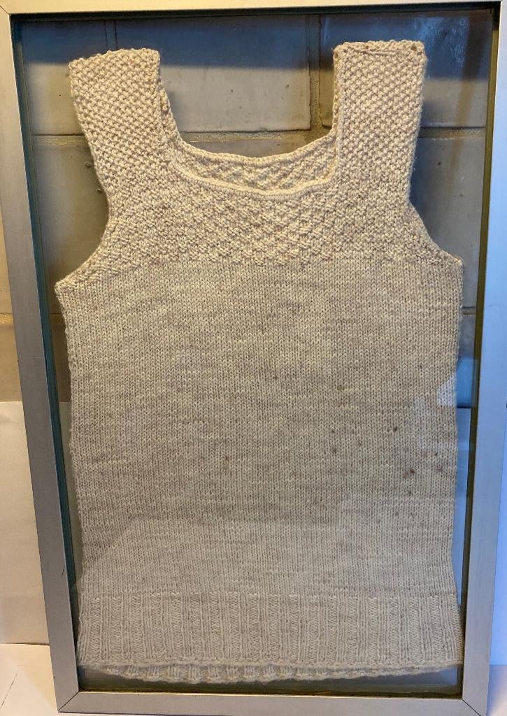 Oude Borstrok gebreide ondergoed van wol Hemdrok Kamizool, Verzenden