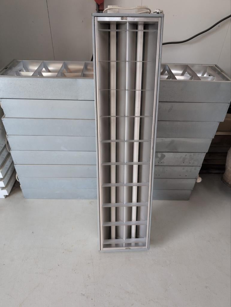 9 TL bakken met extra starters en TL lampen, Ophalen