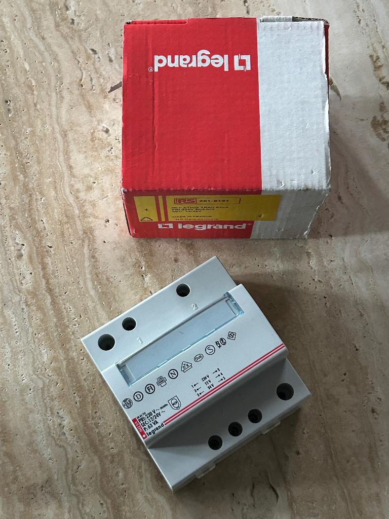Legrand 63VA DIN Rail Transformer, Ophalen of Verzenden, Nieuw, Overige typen
