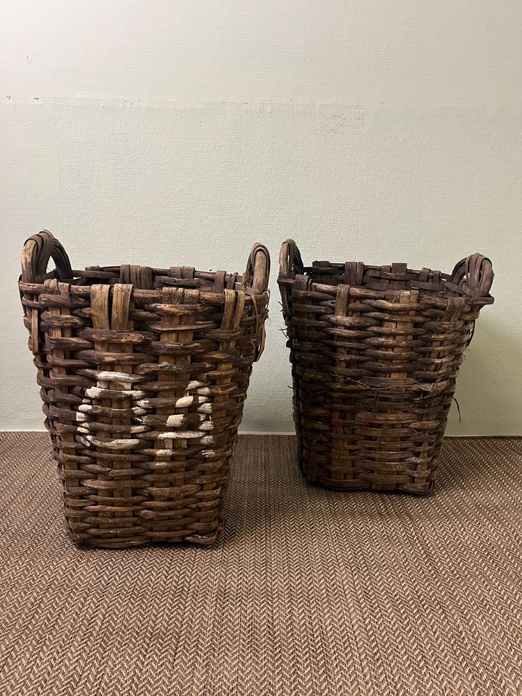 kerstboom mand (vintage druivenoogst mand), Niet ingevuld, Gebruikt, Mand, Ophalen of Verzenden