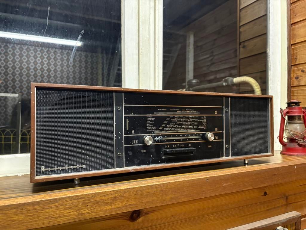 Vintage Aristona radio – retro jaren 60 / 70, Ophalen, Zo goed als nieuw, Radio