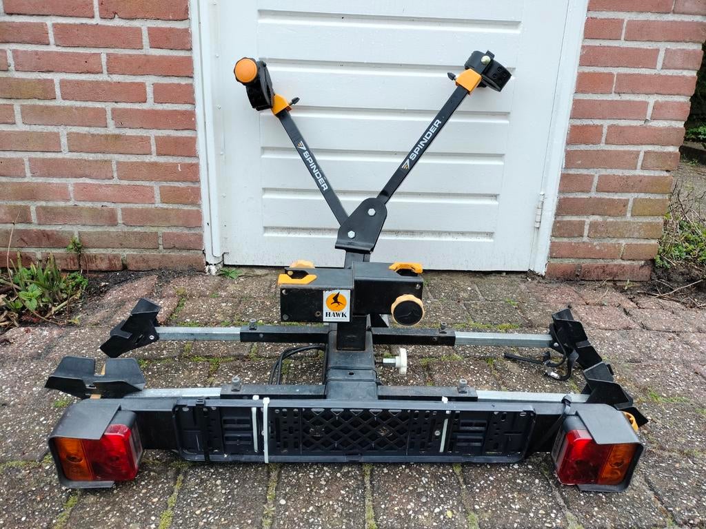 Fietsendrager merk Spinder, Auto diversen, Fietsendragers, Ophalen, 2 fietsen, Gebruikt, Trekhaakdrager