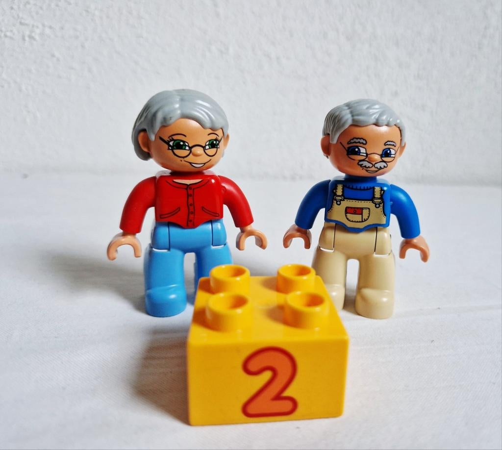 Duplo poppetjes voor therapie opa en oma, Ophalen of Verzenden, Gebruikt, Duplo