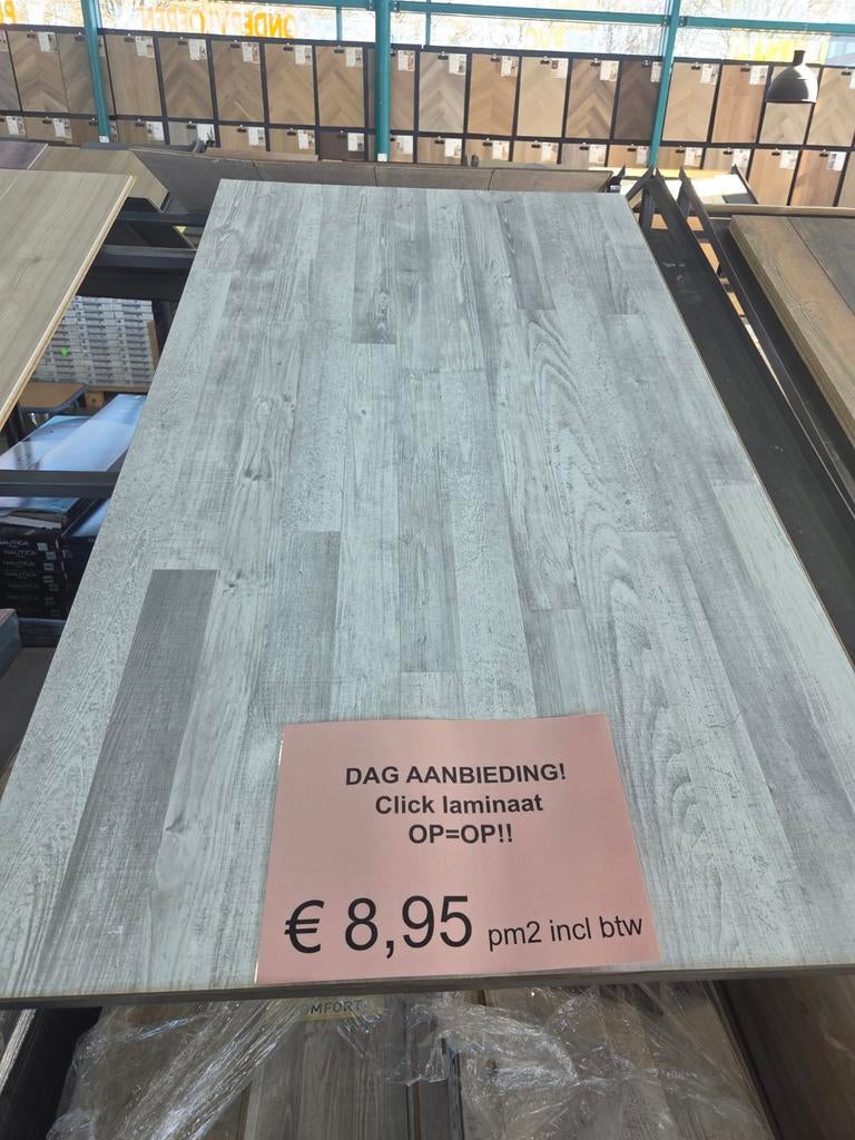 laminaat 8mm eiche luna 34223, Ophalen, Nieuw, 75 m² of meer, Laminaat