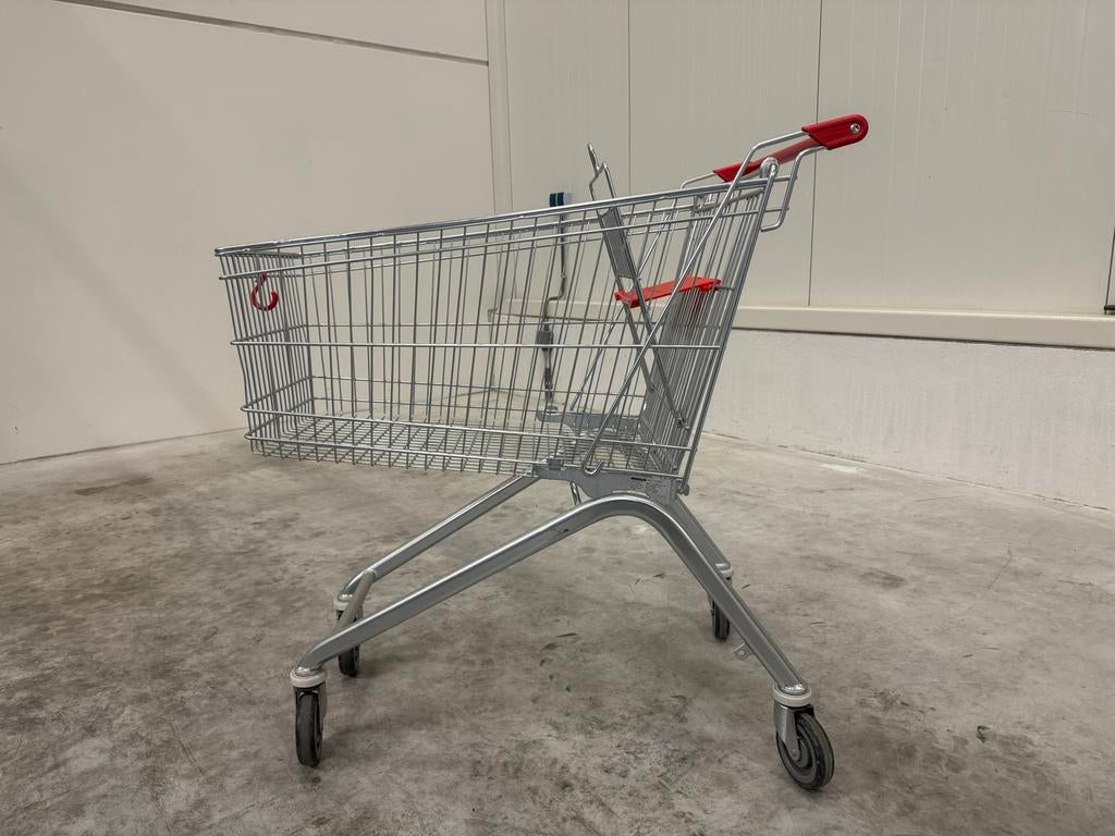 Winkelwagen Wanzl ELA150 152ltr met kinderzitje, Ophalen