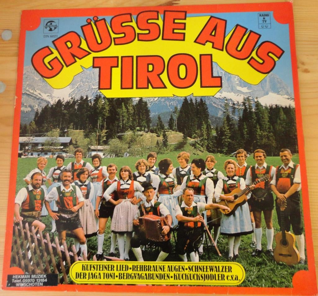 Grusse aus Tirol (LP), Cd's en Dvd's, Ophalen of Verzenden, Gebruikt, 12 inch