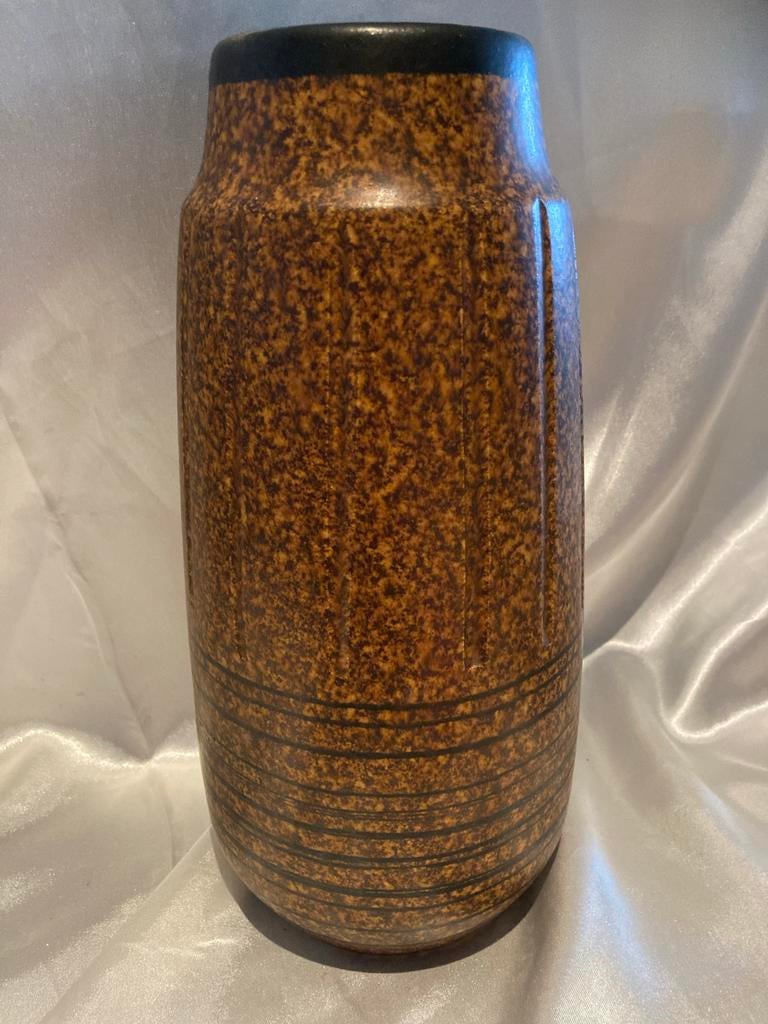 Vintage W Germany Scheurich Vaas 203/26 Fat Lava Jaren 60, Ophalen of Verzenden