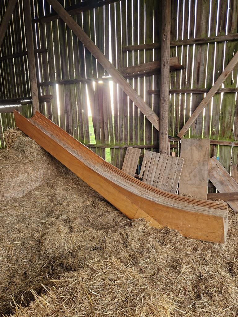 Oude Glijbaan, Ophalen, Gebruikt