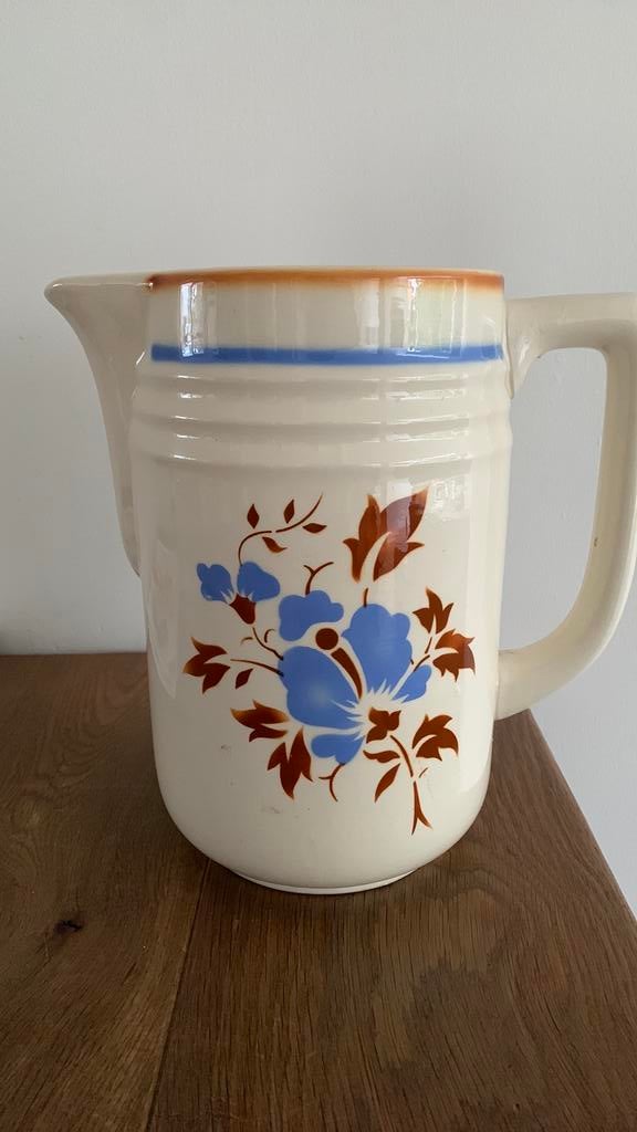 Vintage Steingut Colditz VEB Germany Lampetkan - Goede Staat, Ophalen of Verzenden