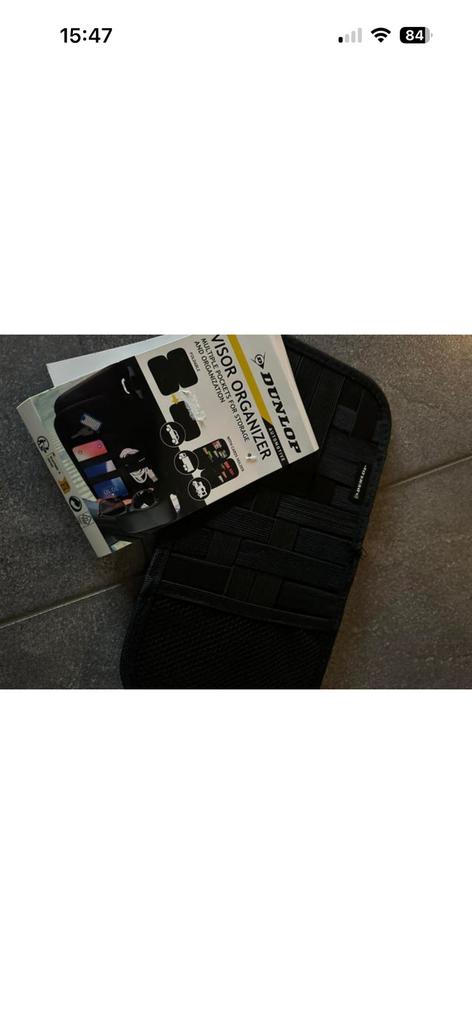 organizer zonneklep nieuw, Auto diversen, Auto-accessoires, Ophalen of Verzenden, Nieuw