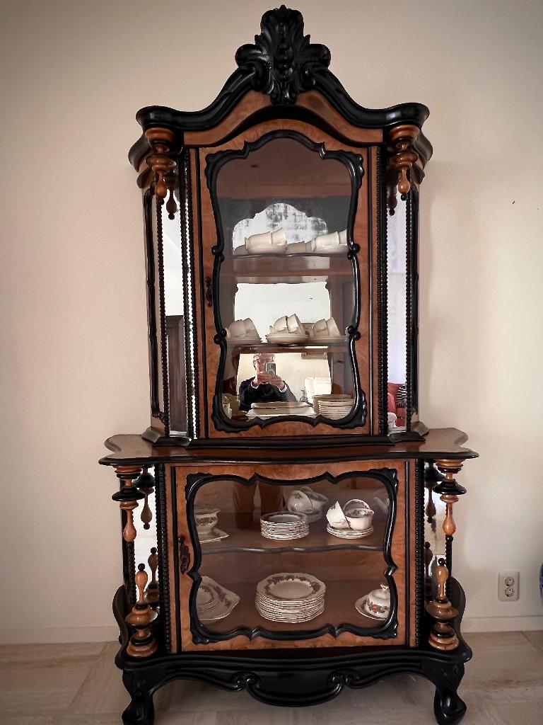 Antieke noten houten bonheur Willem III stijl, Antiek en Kunst, Antiek | Meubels | Kasten, Ophalen