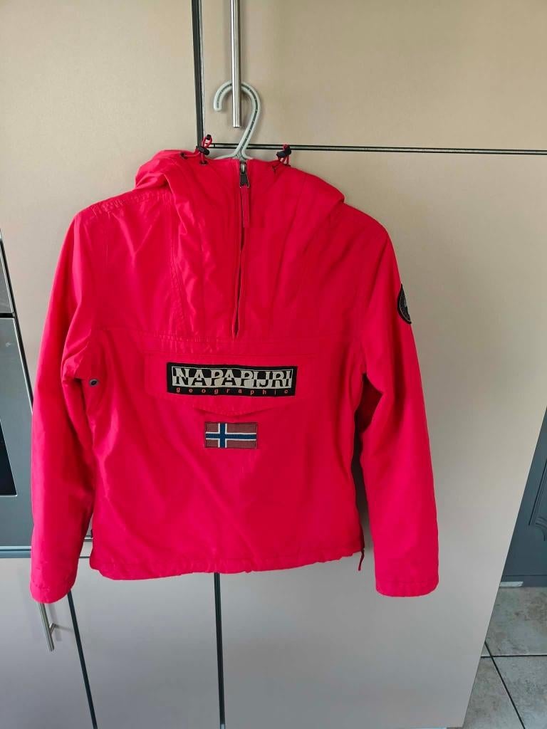 Napapijri Rainforest Dames Ski Jas - Maat S, Rood, Ophalen, Maat 38/40 (M), Gedragen