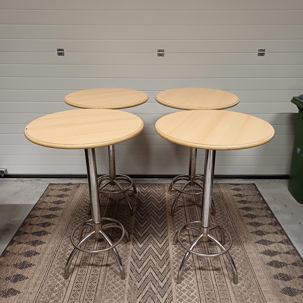 4 x gebruikte statafels / hangtafels tafels, Ophalen, Gebruikt