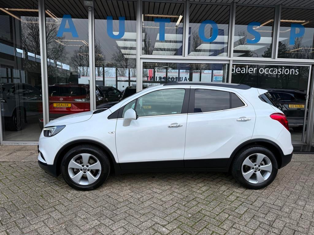 Opel Mokka X 1.4 Turbo Innovation 140PK /Achteruitrijcamera, Voorwielaandrijving, Stof, Gebruikt, Wit
