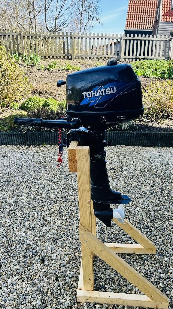 Tohatsu (Mercury) 6 PK viertakt buitenboordmotor, Watersport en Boten, Buiten- en Binnenboordmotoren, Ophalen, Gebruikt, 5 tot 10 pk