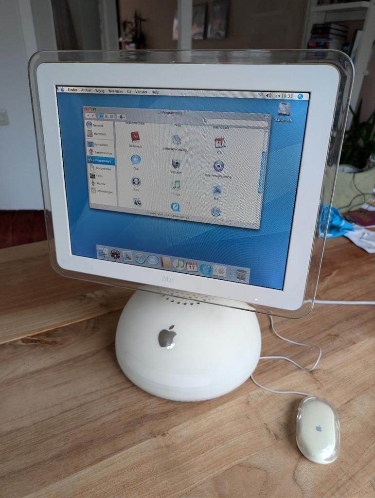 iMac G4 het bolletje 15", Computers en Software, Apple Desktops, Ophalen, Gebruikt, IMac, Minder dan 2 Ghz