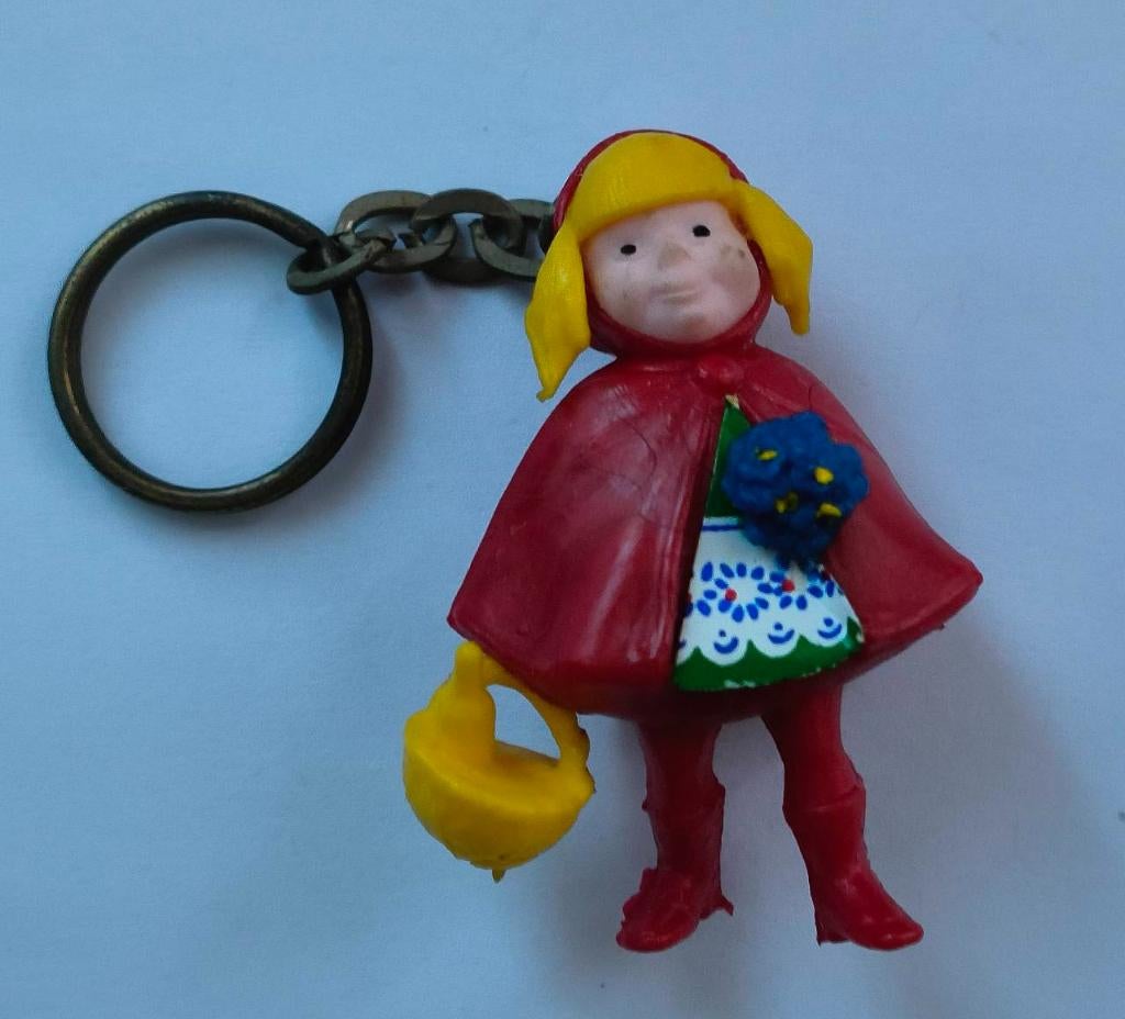 Roodkapje sleutelhanger, Verzamelen, Sleutelhangers, Zo goed als nieuw, Knuffel of Figuurtje, Ophalen of Verzenden