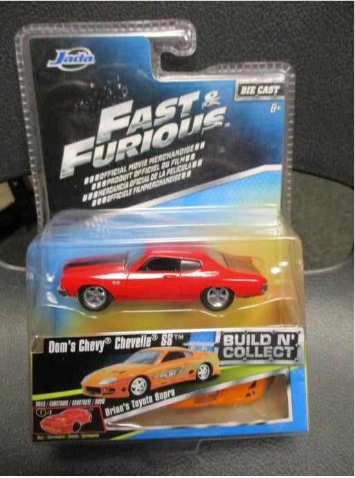 2016 FAST&FURIOUS Dom's Chevey Chevelle&Brian's Toyota Supra, Verzenden, Nieuw, Film, Beeldje, Replica of Model