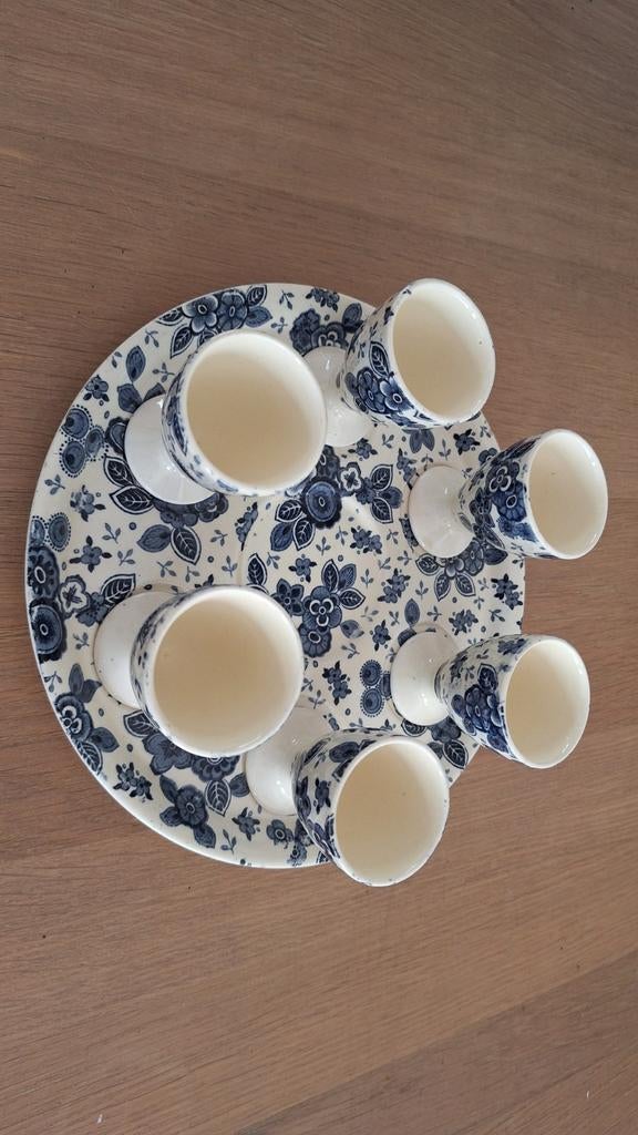 Societé Céramique Maastricht Eierdopjes Set, Ophalen