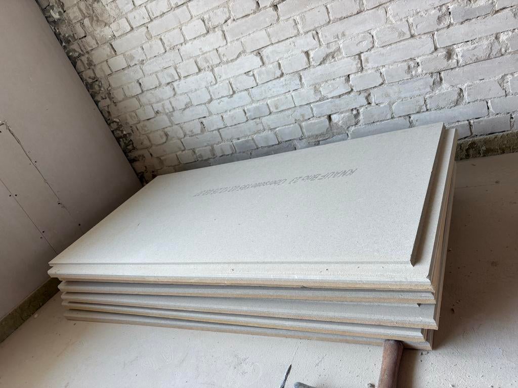 Brio platen Knauf WF23 - 6 stuks + reststukken + 3x lijm, Doe-het-zelf en Verbouw, Platen en Panelen, Ophalen, Gebruikt, Overige materialen