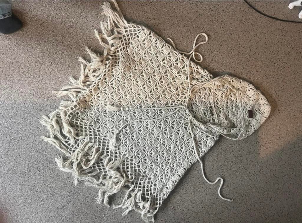 Khujo Gehaakte Top/Vest/ poncho  - Zo goed als nieuw, Ophalen of Verzenden, Zo goed als nieuw, Haken, Overige typen