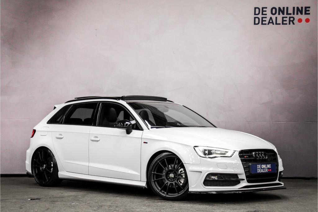 Audi A3 Sportback 1.4 TFSI 170PK Black Edition |RSzetels|B&O, Euro 5, Gebruikt, 650 kg, Lichtsensor