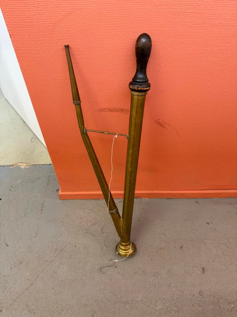 Antieke koperen waterspuit uit erfenis, Antiek en Kunst, Ophalen of Verzenden, Koper