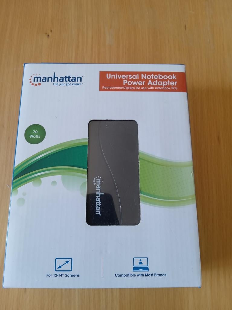 Manhattan universele laptop lader 70 Watt NIEUW, Ophalen of Verzenden, Nieuw, Manhatten