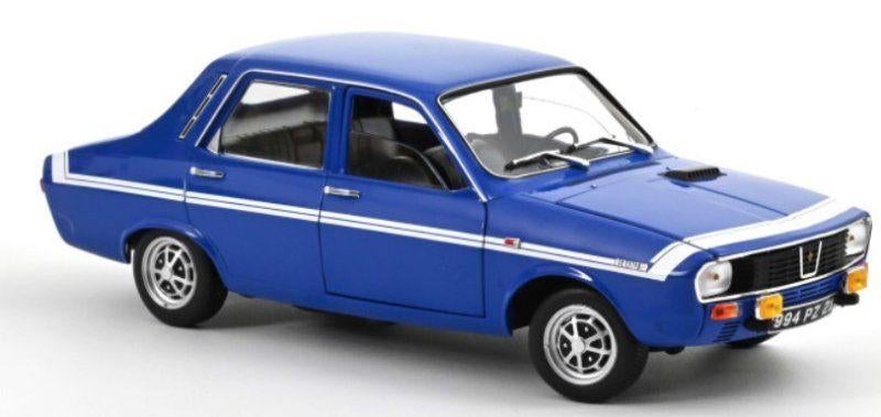 Renault 12 Gordini 1971 Blauw Modelauto 1/18 Norev 185210, Auto, Norev, Ophalen of Verzenden, Norev