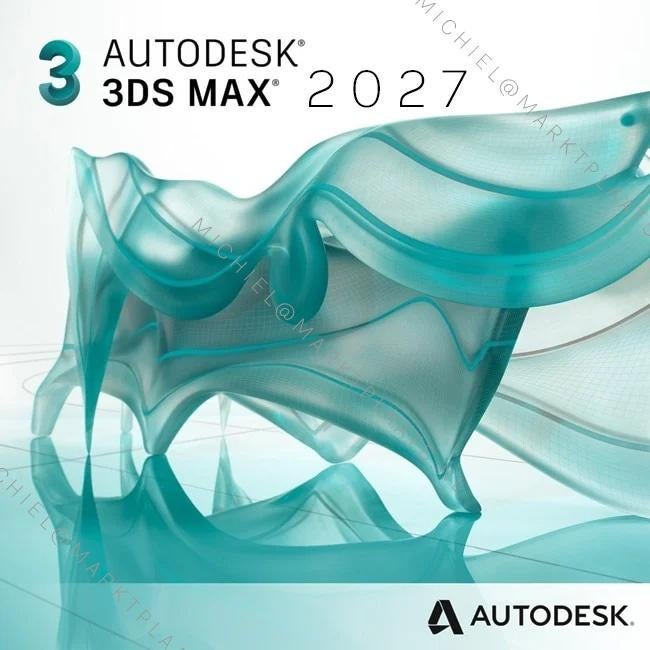 AutoDesk 3ds Max 2027 | Levenslang | Windows | Installatiepa, Ophalen of Verzenden, Nieuw, Windows