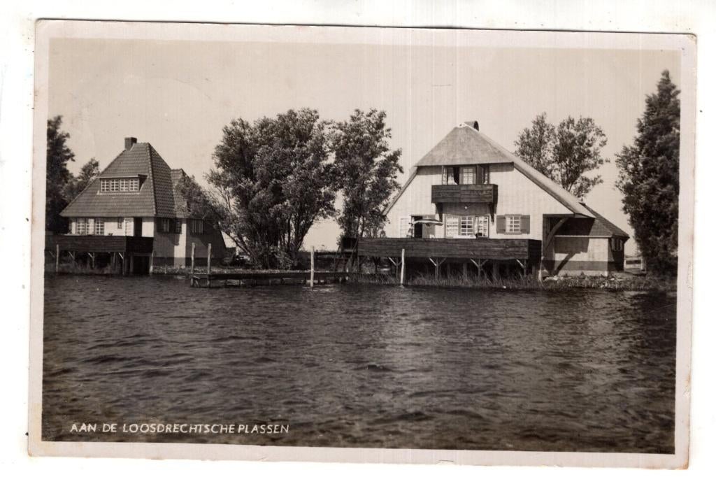 Loosdrecht Hilversum  Plasvilla  1937, Verzenden, 1920 tot 1940, Gelopen, Utrecht