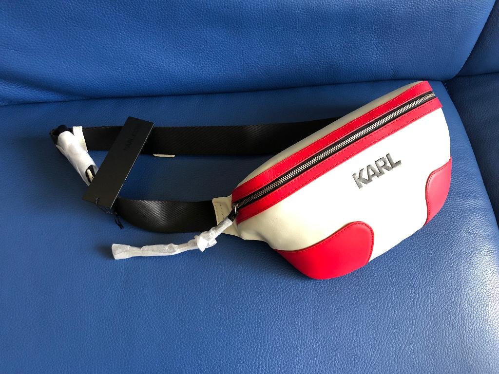 Schoudertas - heuptas/ cross body - Karl Lagerfeld, Sieraden, Tassen en Uiterlijk, Tassen | Damestassen, Verzenden, Nieuw, Wit