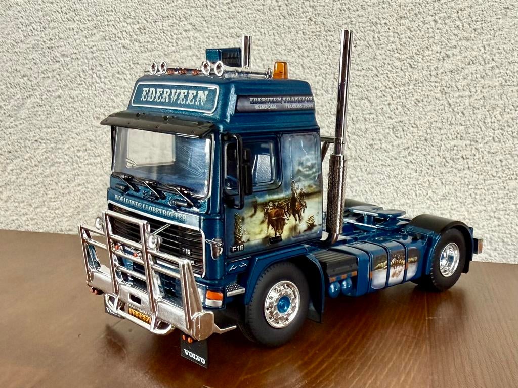 Tekno:A.J. Ederveen (Bertus) Volvo F12 - Truckstar Legends, Hobby en Vrije tijd, Modelauto's | 1:50, Ophalen of Verzenden, Zo goed als nieuw