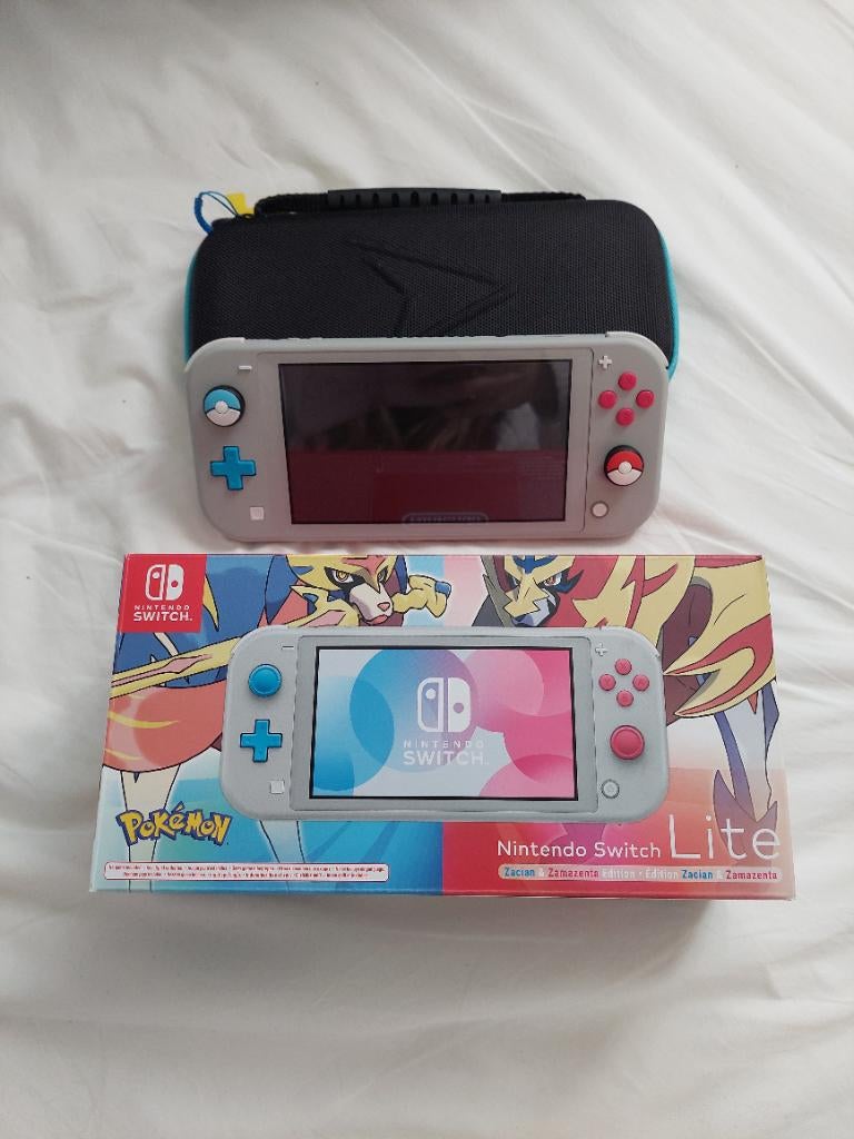 Nintendo switch lite pokemon sword and shield editie, Ophalen of Verzenden, Zo goed als nieuw