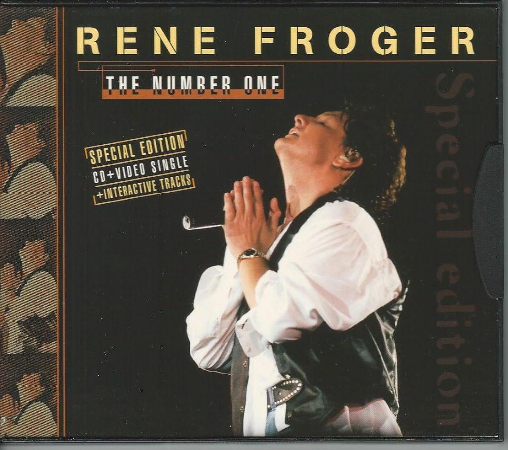 René Froger - The number one = Special edition cd+dvd = 2,99, Cd's en Dvd's, Cd's | Nederlandstalig, Ophalen of Verzenden, Zo goed als nieuw