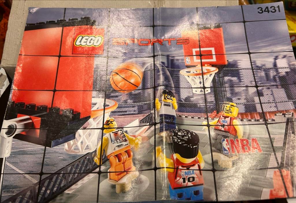Lego NBA Basketball 3431 en diverse andere sets met boekje, Gebruikt, ., Lego, Ophalen of Verzenden