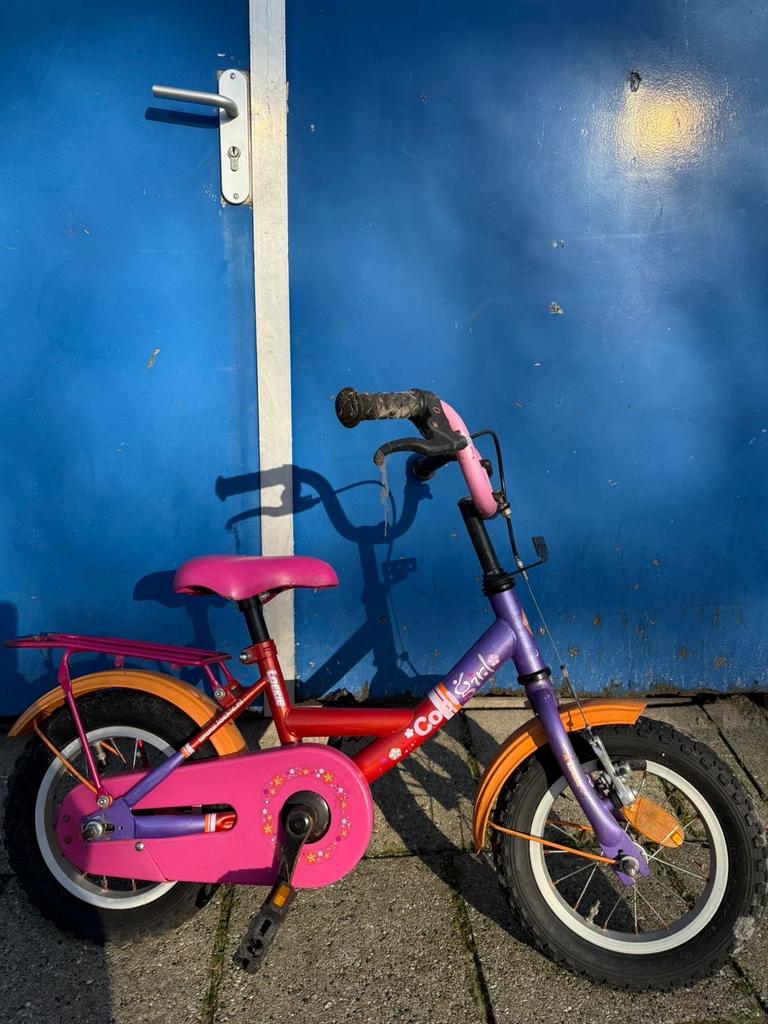 Loekie Cool Girl Kinderfiets, Fietsen en Brommers, Fietsen | Kinderfietsjes, Ophalen, Gebruikt, 16 tot 20 inch