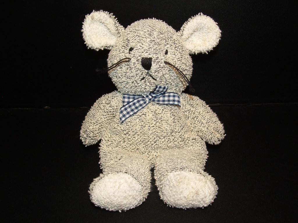 HEMA MUIS BADSTOF WIT/ZWART GEMELEERD MET, Ophalen of Verzenden, Nieuw, Overige typen